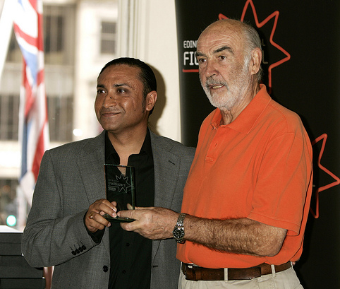 EIFF 2009 Trailblazer award presented by Sir Sean Connery