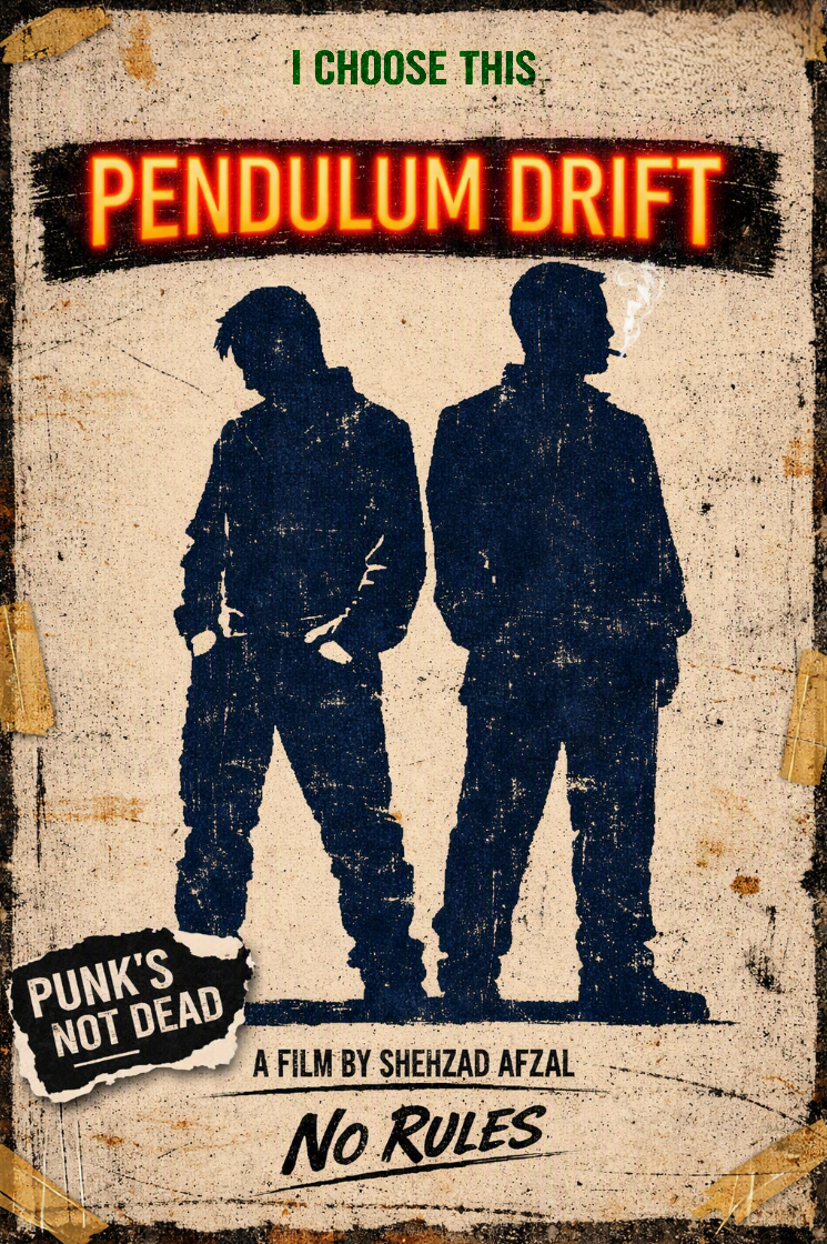 The Pendulum Drift - Movie Poster by Shehzad Afzal